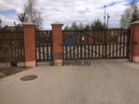 Откатные автоматические ворота  г.Орехо-Зуево
